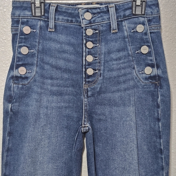 Paige Emmie Ankle high rise jeans sightseeing distressed size 24 - Picture 2 of 15